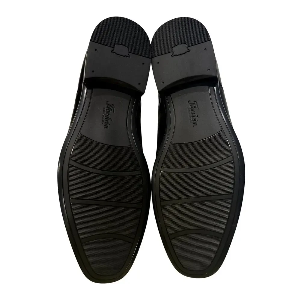 Florsheim Zaffiro Moc Toe Venetian Loafer in Black, Size 10